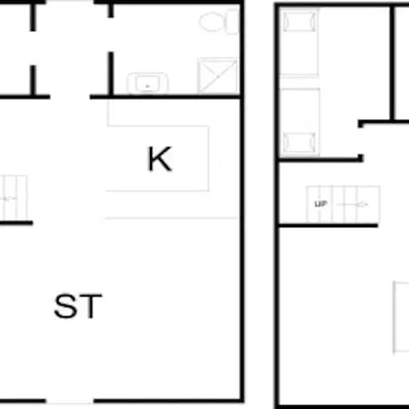 Ferienhaus 6 Person In Henne Henne Strand